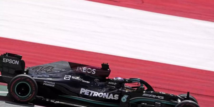 Schnellster im letzten Spielberg-Training: Lewis Hamilton. Foto: Darko Vojinovic/AP/dpa