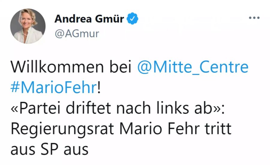 Mario Fehr Andrea Gmür