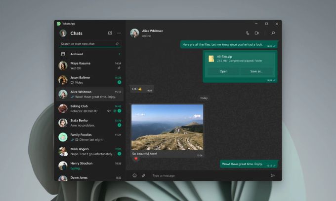 Auch ein kleines visuelles Update hat die Windows-App von WhatsApp bekommen. WhatsApp Windows
