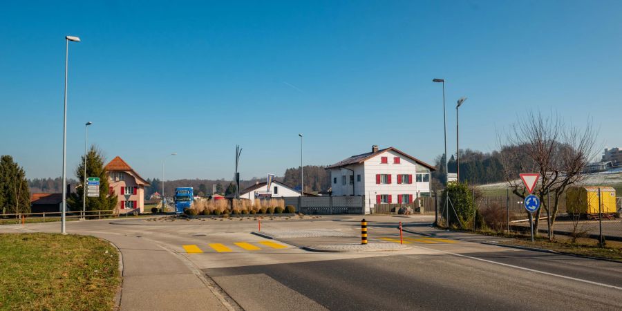 Der Autokreisel an der Zürichstrasse Richtung Herzogenbuchsee.