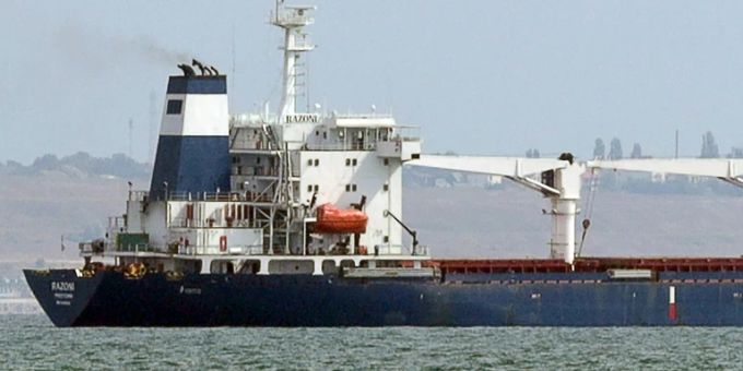 Das Getreidefrachtschiff «Razoni» hat Odessa verlassen Das Getreidefrachtschiff «Razoni» hat Odessa verlassen