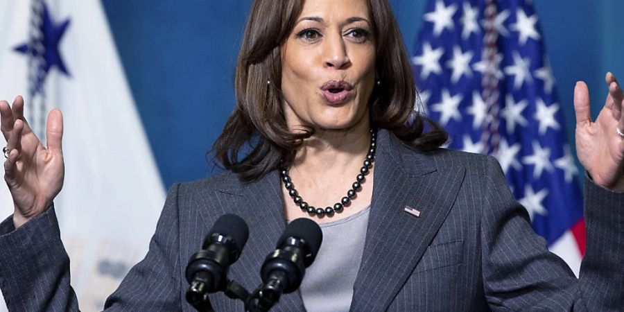 ARCHIV - Kamala Harris, Vizepräsidentin der USA. Foto: Ben Mckeown/FR171414 AP/dpa