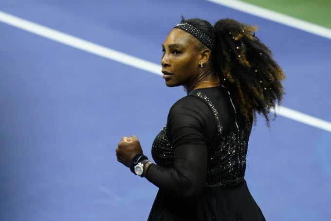 Serena Williams zeigt an den US Open eine gute zweite Runde. Serena Williams