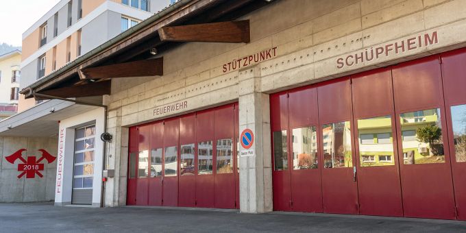 Der Stützpunkt der Feuerwehr in Schüpfheim. Der Stützpunkt der Feuerwehr in Schüpfheim.