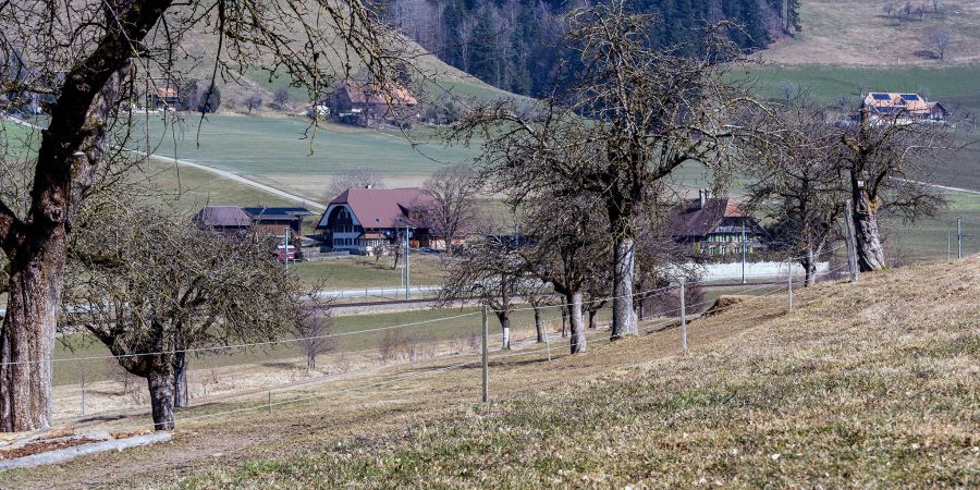 Landschaft bei Zäziwil.