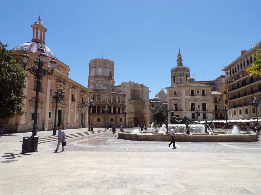 Spanien Valencia Brunnen