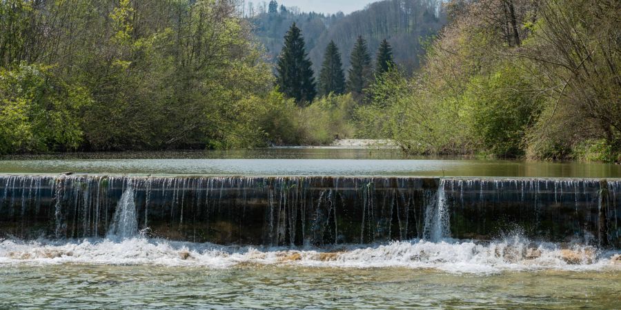 Der Fluss Töss im Tösstal.