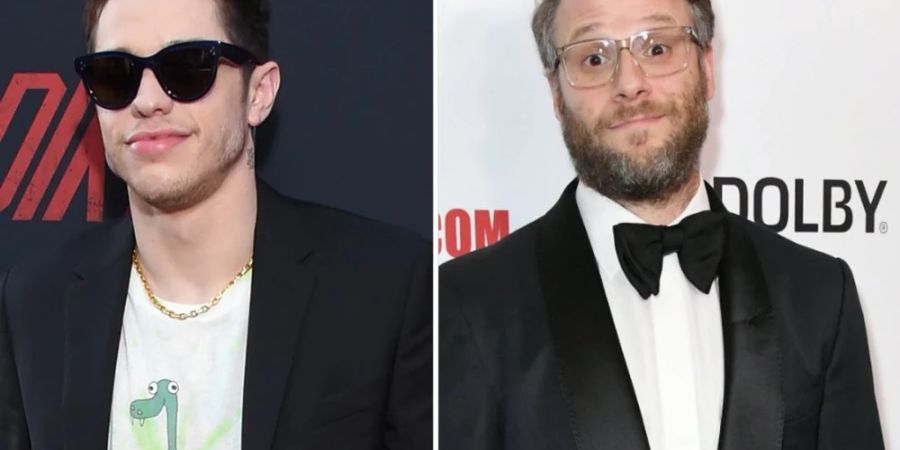 Pete Davidson (links) und Seth Rogen sind nur zwei der Stars aus «Dumb Money».