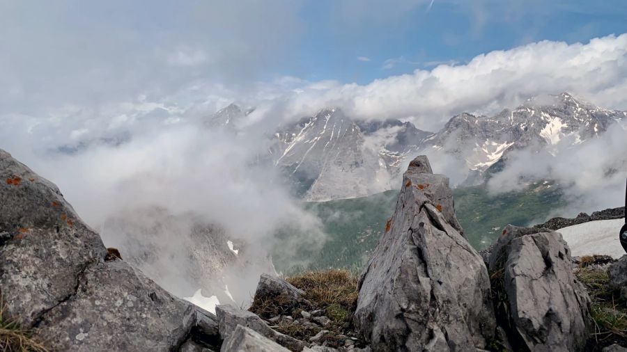 Die Nordkette bei Innsbruck.