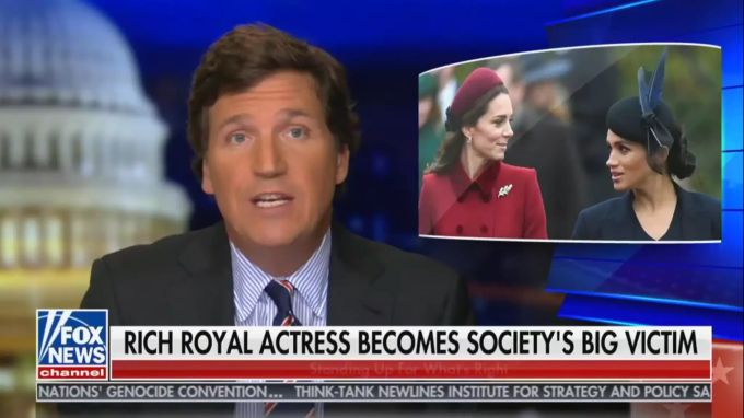 Tucker Carlson schiesst auf Fox News gegen Meghan – und nimmt Piers Morgan in Schutz. meghan markle