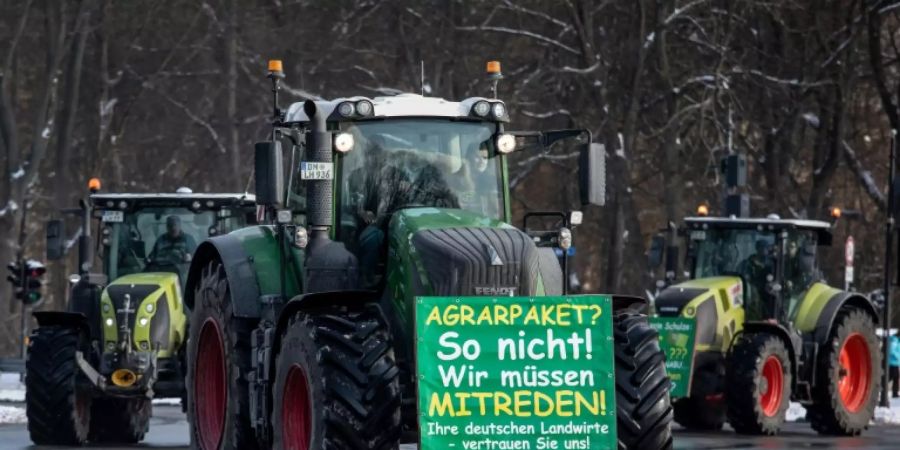 Bauernproteste Anfang Februar in Berlin