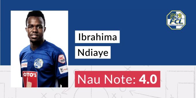 Die Nau.ch-Note für Ibrahima Ndiaye vom FC Luzern. FC Luzern