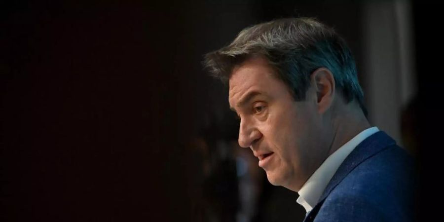 Bayerns Ministerpräsident Markus Söder glaubt nicht an eine Konferenz von Bund und Ländern in dieser Woche. Foto: Peter Kneffel/dpa