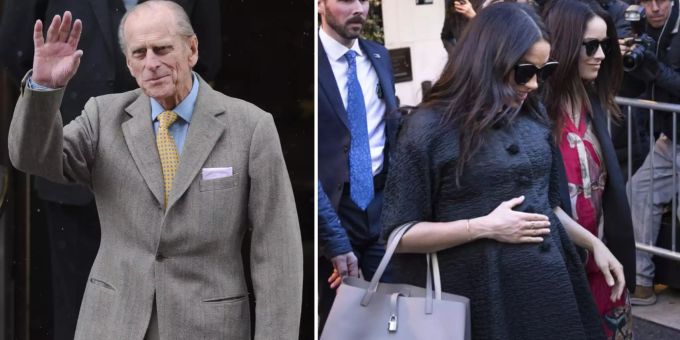 Meghan Markle ist nicht für Philips Beerdigung anwesend, flog aber schwanger nach New York. meghan markle