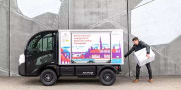 Elektrischen Kleintransporter
