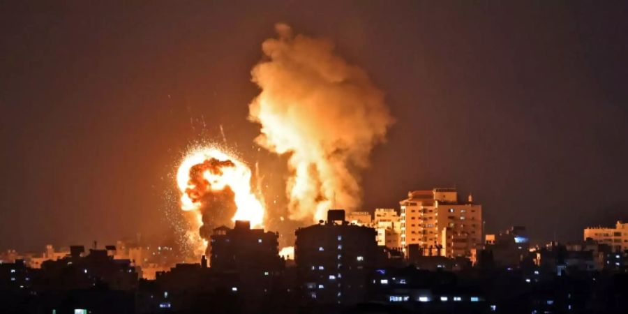 Israelische Angriffe auf den Gaza-Streifen am Montag