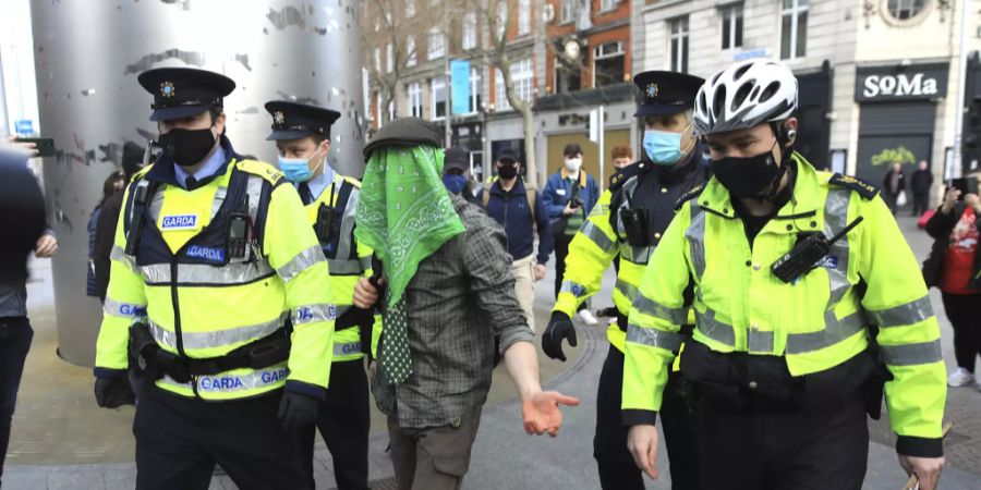 dublin corona demonstration