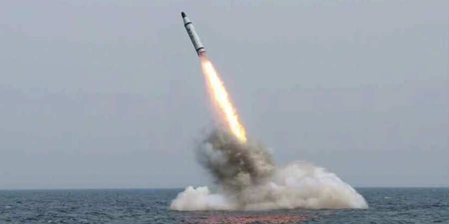 Südkorea Nordkorea Rakete Meer