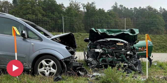 Schwere Frontalkollision In Maienfeld GR: Fünf Verletzte