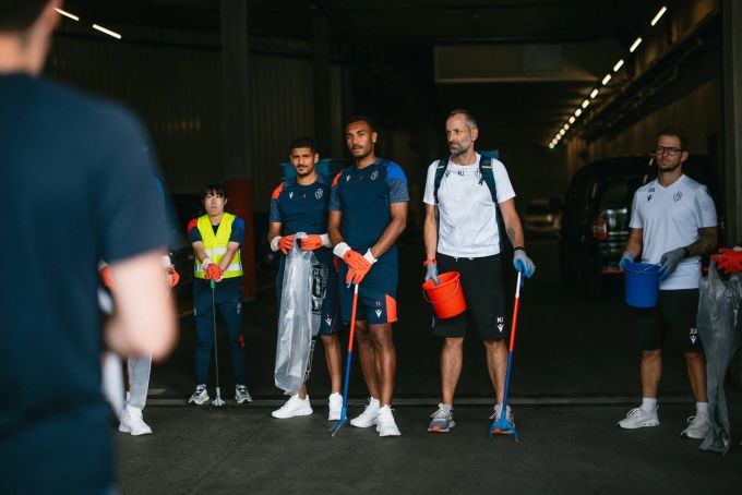 Auch der FC Basel beteiligt sich am Clean-Up-Day. Clean-Up-Day