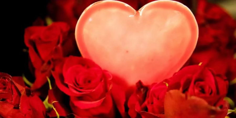 Rote Rosen, rote Rosen sind die Boten der ewigen Liebe... Foto: Christian Charisius/dpa