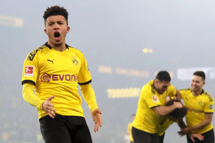 Jadon Sancho reiht sich ebenfalls in die Torschützenliste ein.