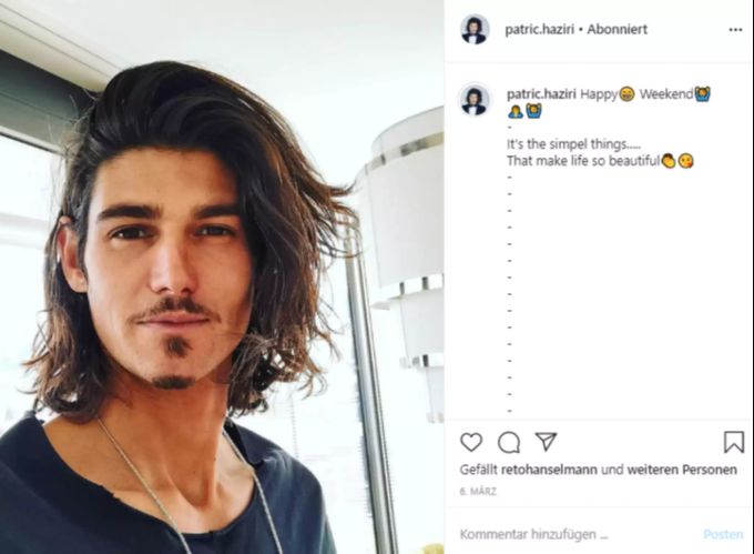Ex-Bachelor Patric Haziri ist frisch verliebt. Patric Haziri