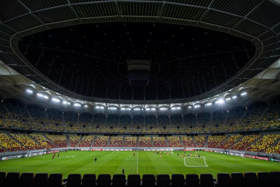 Die Arena Nationala in Bukarest, Rumänien.