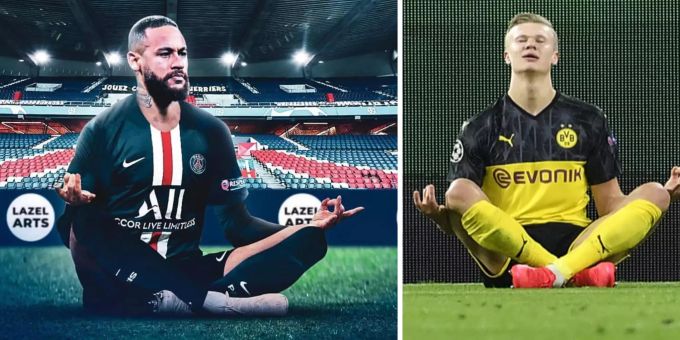 Mit Meditiationsjubel - Deshalb verhöhnt Neymar BVB-Bubi Haaland