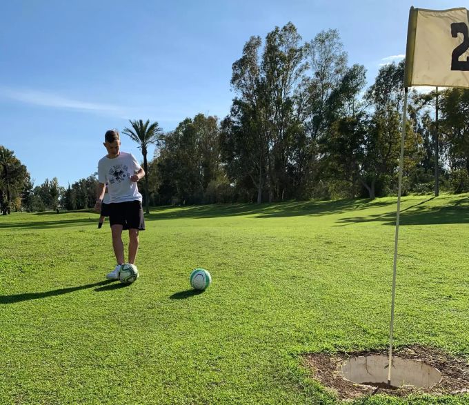 Als Teamevent spielte der FC Engstringen Foot-Golf, wo Golfball und Schläger durch Beine und Fussball ersetzt werden.