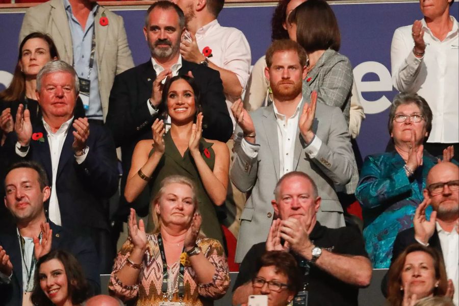 Prinz Harry und Meghan Markle bei den Invictus Games in Sydney im Jahr 2018.