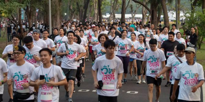 Grosse politische Demo in Thailand