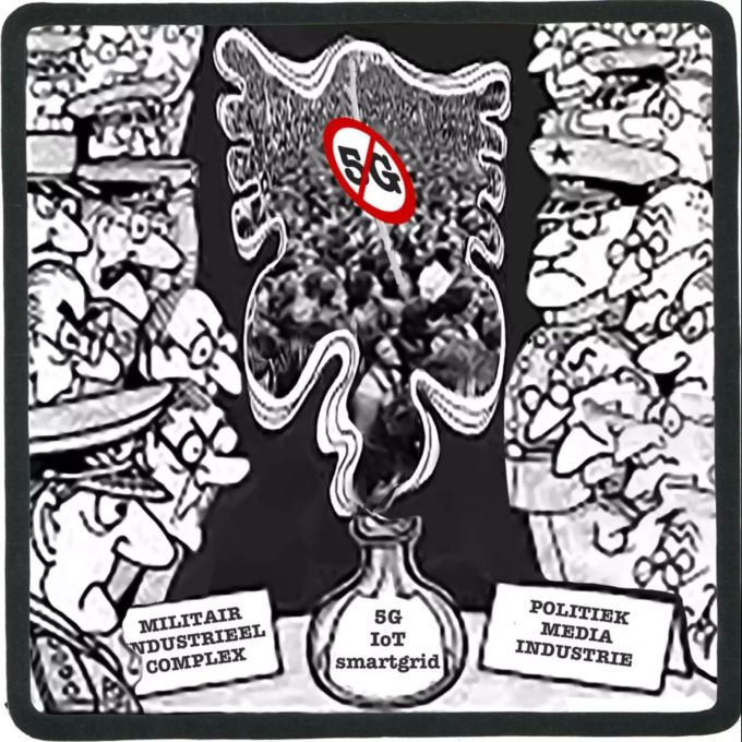 Mit diesem Cartoon macht die Protestbewegung gegen 5G Stimmung. Die Organisation dahinter agiert rein politisch und gehört nicht zu den Corona-Verschwörungstheoretikern. 5g cartoon coronaviurs