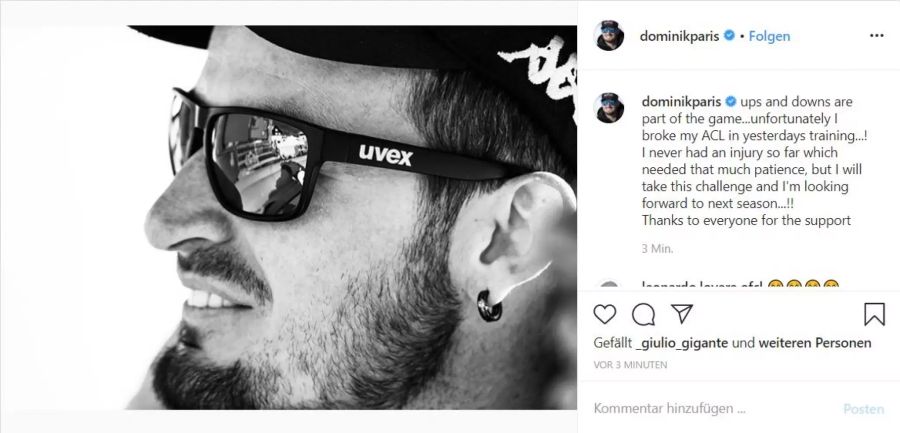 Dominik Paris Instagram