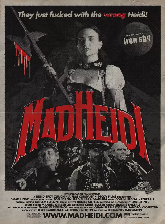 Das Filmplakat von «Mad Heidi». Mad Heidi