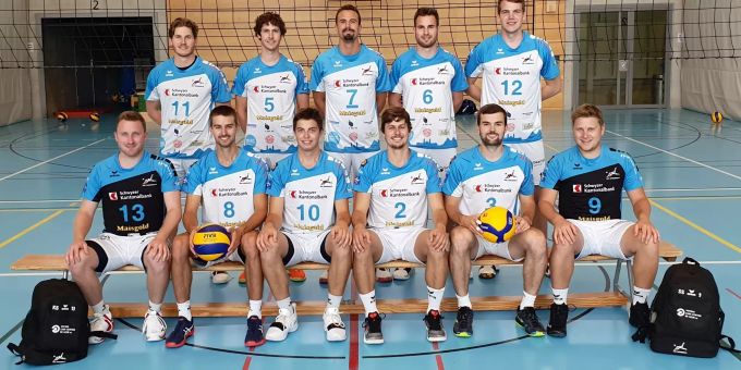 Nach Cup-Aus in der Meisterschaft wieder erfolgreich: die 1. Mannschaft des VBC Einsiedeln. VBC 1. Mannschaft