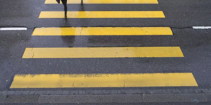 Zebrastreifen. (Symbolbild) Zebrastreifen