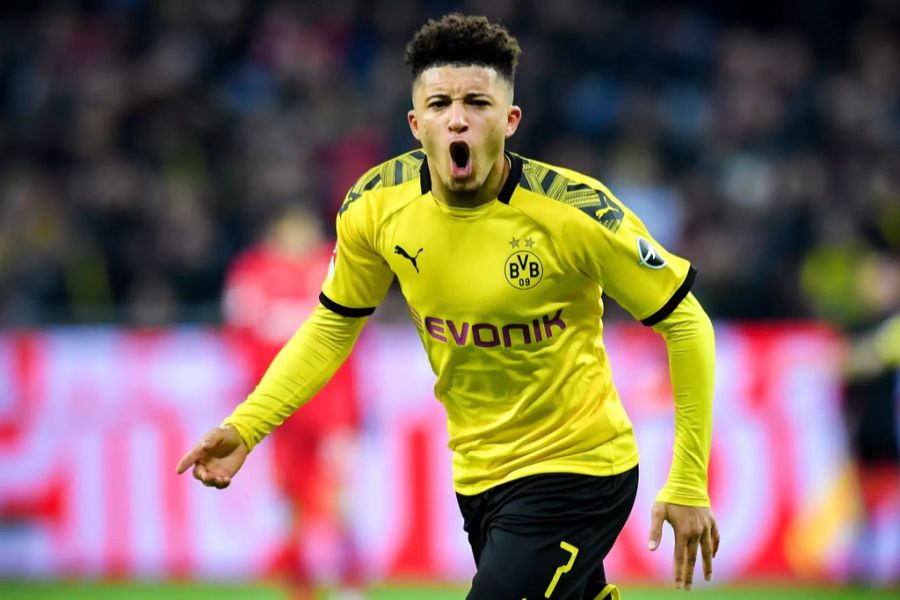 Jadon Sancho (Bild), Erling Haaland, und Givanni Reyna lassen aktuell die Herzen der BVB-Fans höherschlagen.