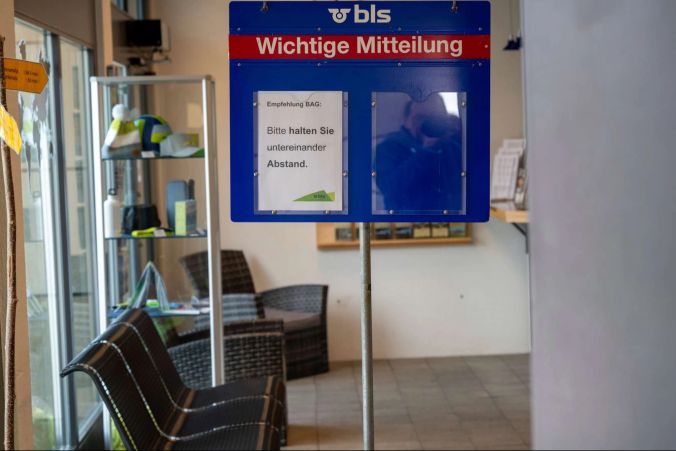 BLS-Schalter am Bahnhof Belp