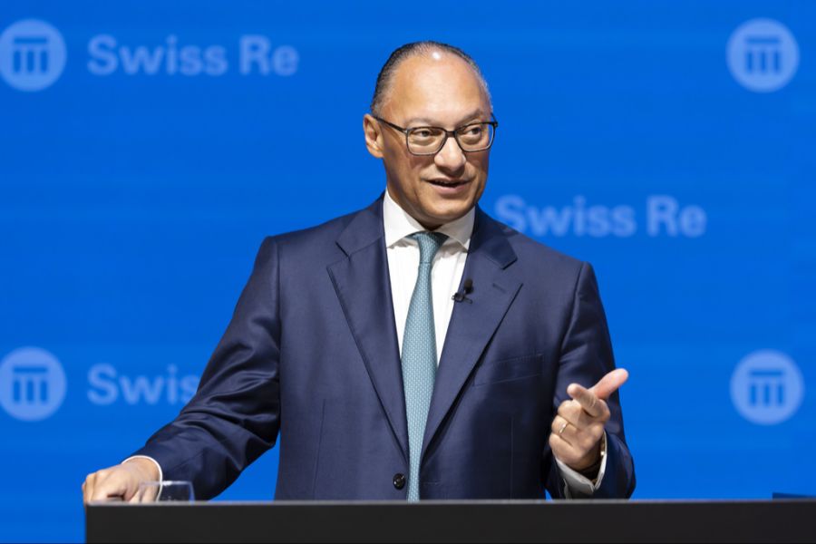 Swiss Re strebt eine Gewinnsteigerung an. (Im Bild: Swiss-Re-CEO Andreas Berger)