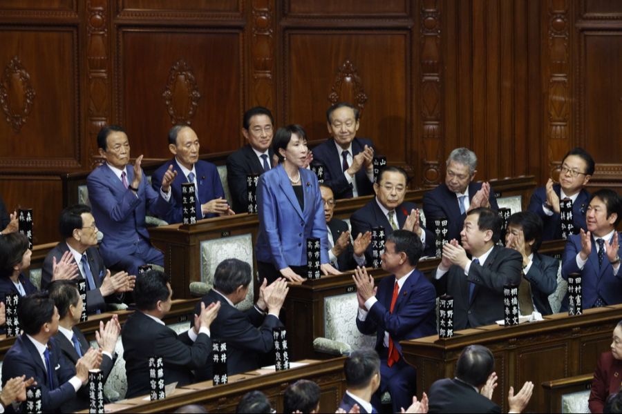 Japan Parlament Takaichi erste