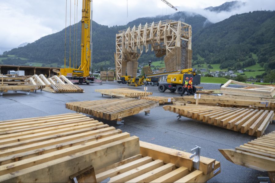 Der Abbau und Transport sind logistisch und zeitlich herausfordernd.