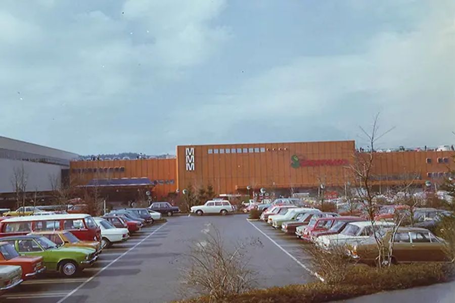 So sah das Shoppyland Schönbühl vor 50 Jahren aus.