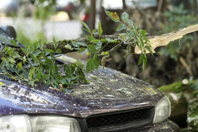 Auto Unwetter Schaden