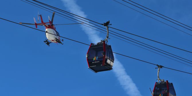 Fellhornbahn Rettungshubschrauber Skiunfall
