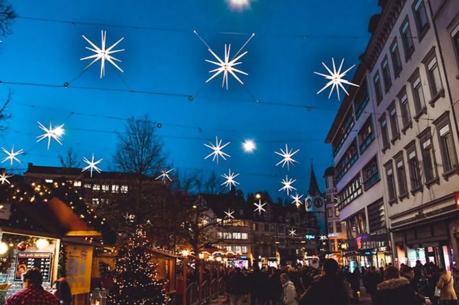 Weihnachtsbeleuchtung St. Gallen defekt