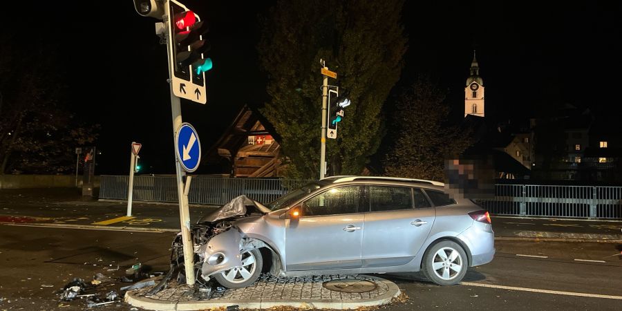 Selbstunfall Olten