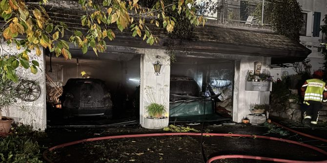 Garagenbrand Oberlunkhofen