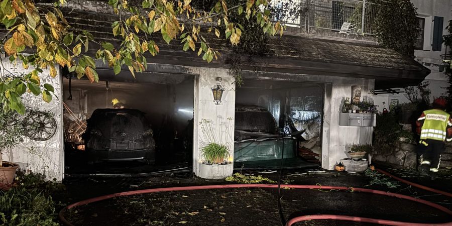 Garagenbrand Oberlunkhofen
