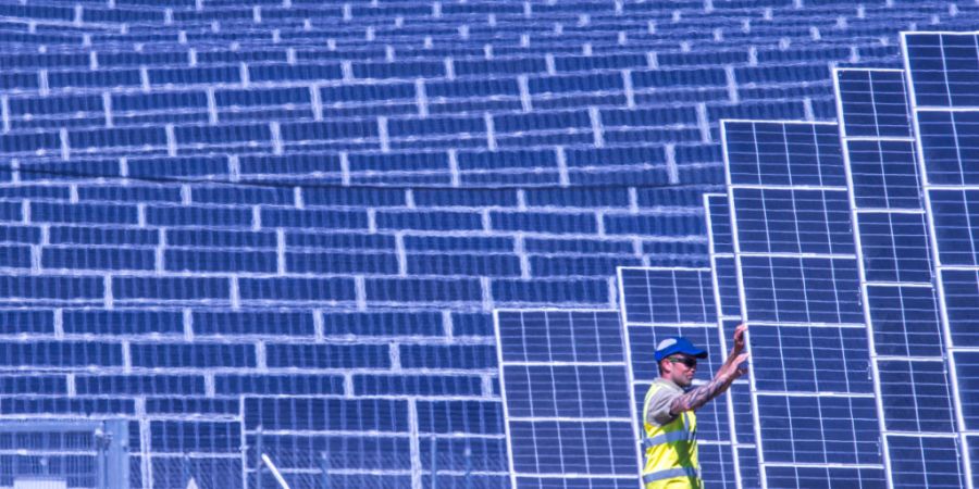 Unternehmen, die auf klimafreundliche Produkte wie Solarpanels setzen, sollen laut einer neuen Studie bis 2030 stark wachsen. (Symbolbild)